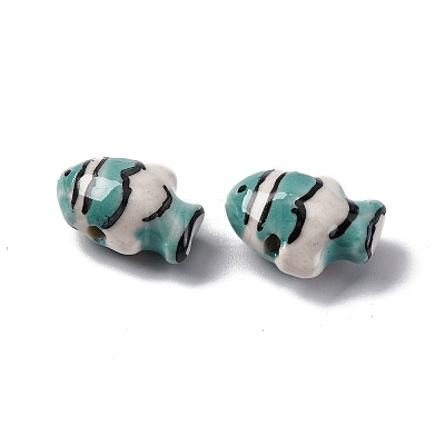 Handmade Porcelain Beads PORC-R002-01E-1