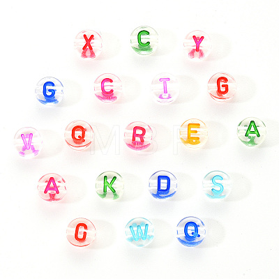 Transparent Clear Acrylic Beads MACR-YW0001-23F-1