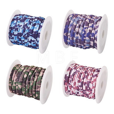 4 Colors Flat Polyester Elastic Cord EC-TA0001-03A-1