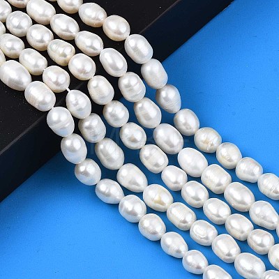 Natural Cultured Freshwater Pearl Beads Strands PEAR-N012-07B-1