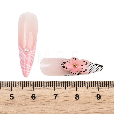 Acrylic Full Cover Press On False Nails MRMJ-P019-01B-1