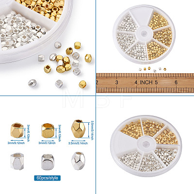 Brass & Alloy Spacer Beads KK-PJ0001-05-1