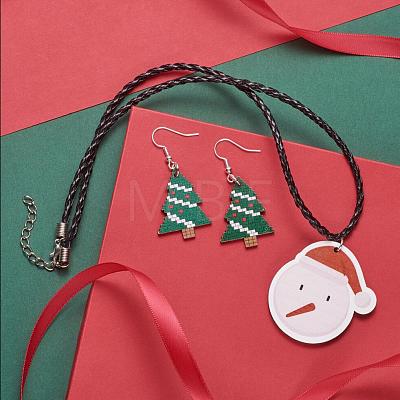 DIY Christmas Necklace & Earring Making DIY-JP0003-41-1