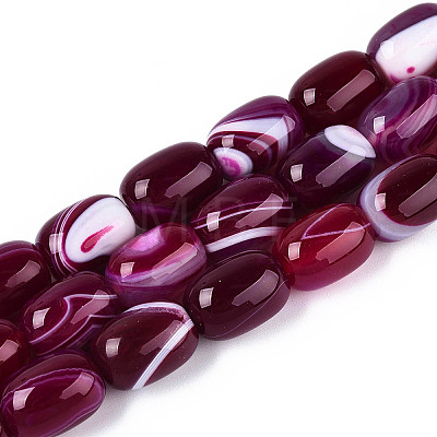 Natural Agate Beads Strands G-N356-02A-09-1