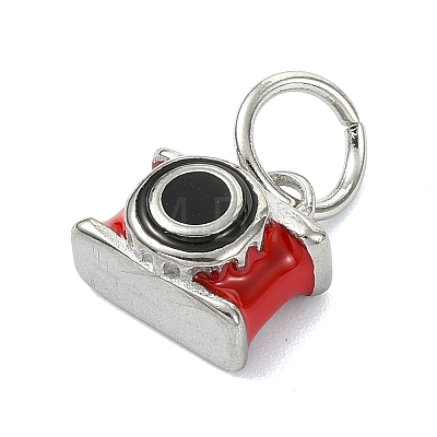 304 Stainless Steel Enamel Pendants STAS-A145-01H-P-1
