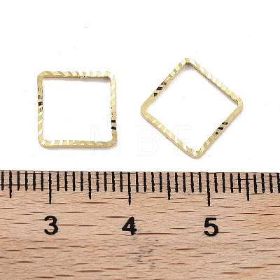 Brass Beads Frames KK-M288-01G-C-1
