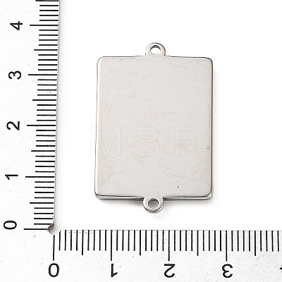 304 Stainless Steel Connector Cabochon Settings STAS-Z201-04P-01-1
