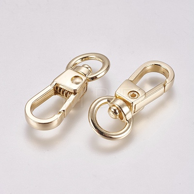 Alloy Swivel Clasps X-PALLOY-WH0065-12LG-1