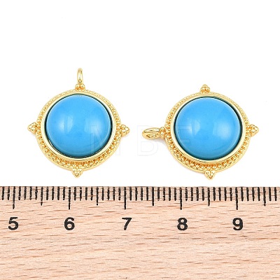 Dyed Synthetic Turquoise Pendants GG-CBA110A-03G-1