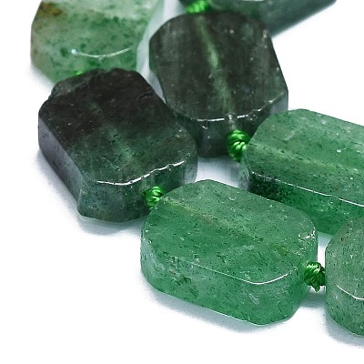 Natural Green Strawberry Quartz Beads Strands G-K245-J03-D01-1