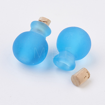 Handmade Lampwork Perfume Bottle Pendants LAMP-P044-P-1