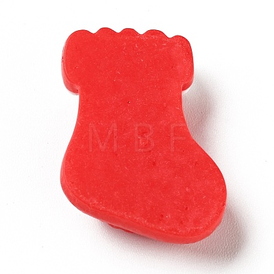 Opaque Christmas Resin Cabochons RESI-G039-06-1