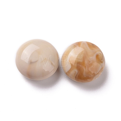 Two Tone Opaque Acrylic Beads OACR-P013-03-1