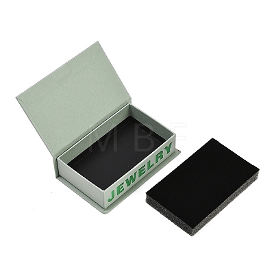 Words Printed Paper Jewelry Display Magnetic Cases CON-K015-04C-1