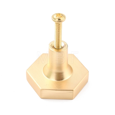 Hexagon Brass Box Handles & Knobs DIY-P054-B01-1