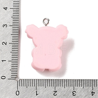 Cute Animal Opaque Resin Pendants FIND-B035-01-1