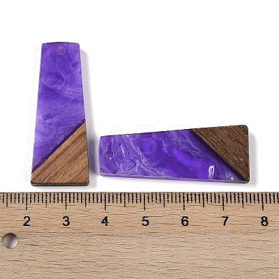 Resin & Wood Pendants WOOD-F015-04A-1