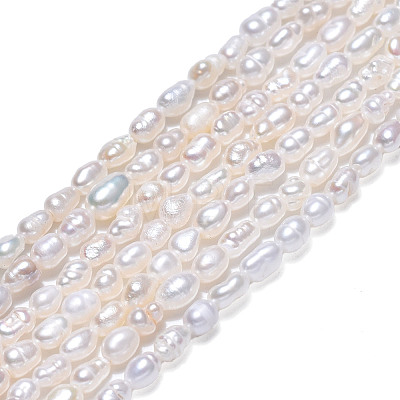 Grade AA Natural Cultured Freshwater Pearl Beads Strands PEAR-N012-02J-1