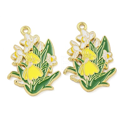 Alloy Enamel Pendants FIND-Z049-01G-A-1