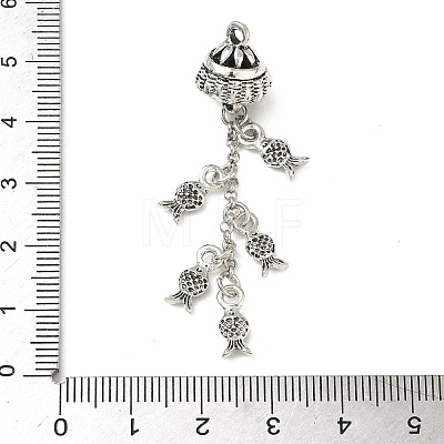 Tibetan Style Alloy Big Pendants FIND-H056-05AS-1