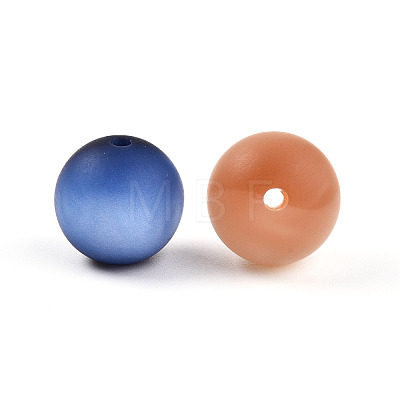 Frosted Resin Beads X1-RESI-N042-16mm-06-1