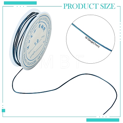 Round Copper Jewelry Wire CWIR-S002-1.0mm-M-1