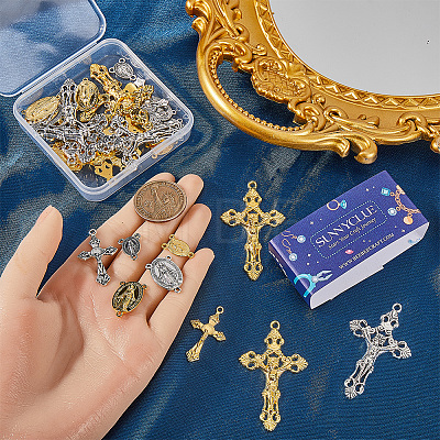 SUNNYCLUE Religion Theme Jewelry Making Finding Kits DIY-SC0024-13-1