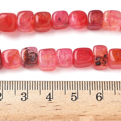 Natural Dragon Veins Agate Beads Strands G-G177-E18-01-1