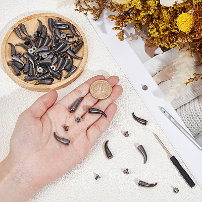 50Bags Alloy Decorative Rivets FIND-GF0009-69A-B-1