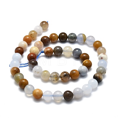 Natural Chalcedony Beads Strands G-E576-11B-1