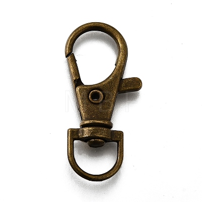 Alloy Swivel Clasps FIND-Q003-01AB-1