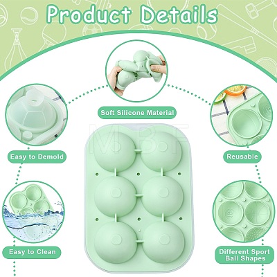 Sport Ball Theme Ice Silicone Molds ST-CJ0043-101-1