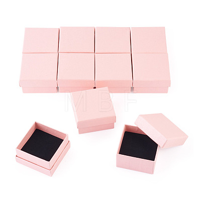 12Pcs Square Cardboard Jewelry Storage Boxes CON-TA0001-41-1