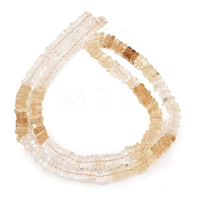 Heated Natural Citrine Beads Strands G-Z152-F01-01-1