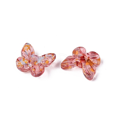 Picasso Transparent Glass Beads SEED-N012-06-1