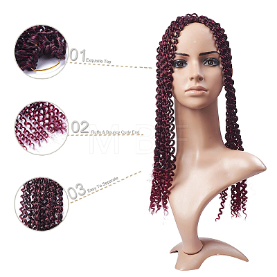 Water Wave Synthetic Braids OHAR-G005-16D-1