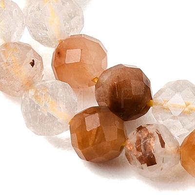 Natural Yellow Rabbit Hair Rutilated Quartz Beads Strands GG-CBA4808-F01-02-1