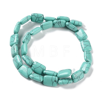 Synthetic Turquoise Beads Strands G-K357-D17-01-1