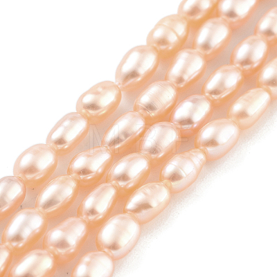 Natural Cultured Freshwater Pearl Beads Strands PEAR-P062-02A-1