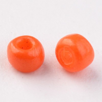 12/0 1.5~2mm Baking Paint Glass Seed Beads Loose Spacer Beads X-SEED-S001-K4-1