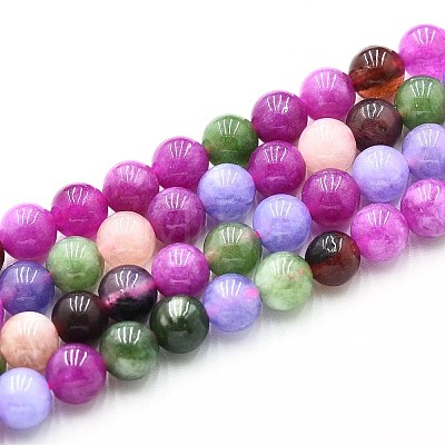 Natural Quartz Beads Strands G-N355-6mm-31-1