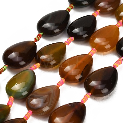 Natural Yellow Agate Beads Strands GG-CBAB9C6-C02-01-1