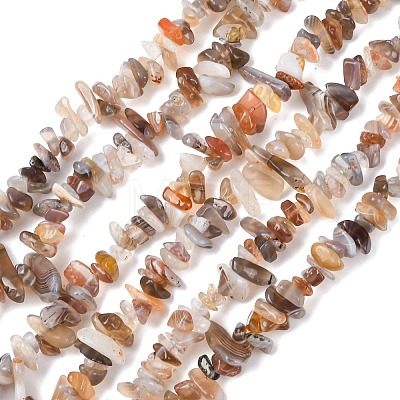 Natural Botswana Agate Beads Strands G-I283-A05-01-1