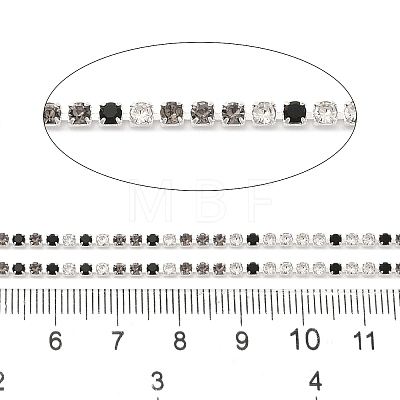 Rhinestone and Iron Cup Chain CH-A007-01I-1