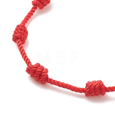 Nylon Braided Knot Cord Bracelet BJEW-JB08369-03-1