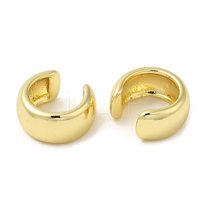 Rack Plating Brass Plain Band Cuff Earrings for Women EJEW-M222-07G-1
