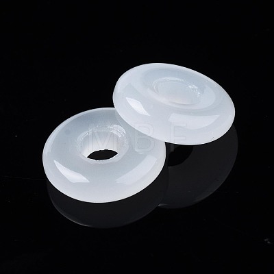 Imitation Jade Glass Linking Rings GLAA-S054-35A-A02-1