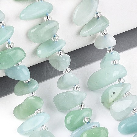 Natural Glass Beads Strands G-Z091-A26-1