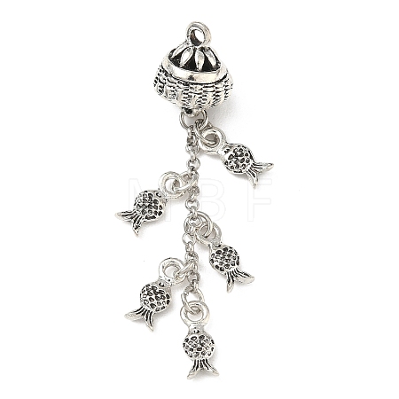 Tibetan Style Alloy Big Pendants FIND-H056-05AS-1