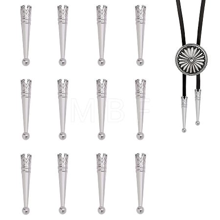 12Pcs Zinc Alloy Cord End FIND-CA0011-78P-1